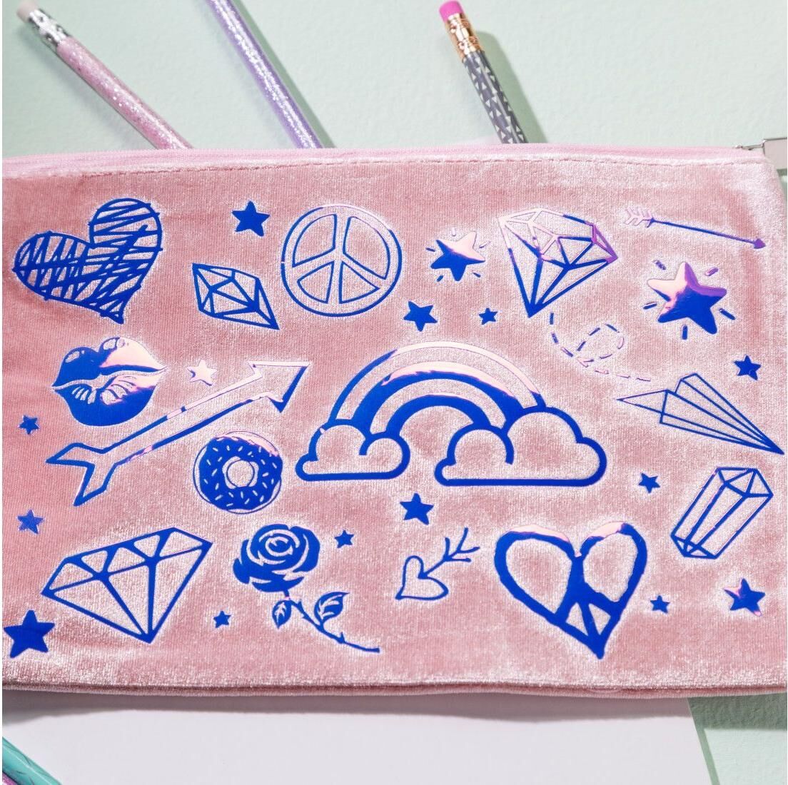 Dekorationsfolie CRICUT "Smart Holo", blau, B:33cm L:273cm, Vinyl, Dekorationsfolien, Dekorationsfolie blau B/H/L: 33cm x 273cm