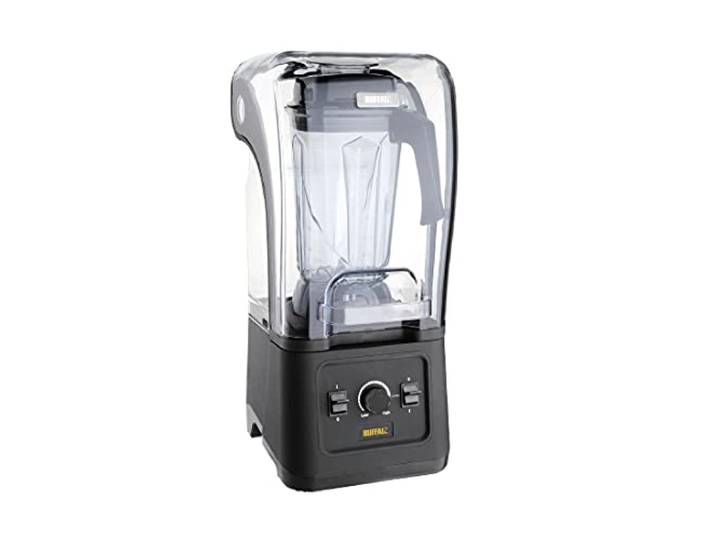 Buffalo 1,68 kW Leistungsstarker professioneller Stabmixer mit Schallschutzgehäuse 2,5 Liter, BPA-freier Kunststoff, Motor mit variabler Geschwindigkeit, DR825