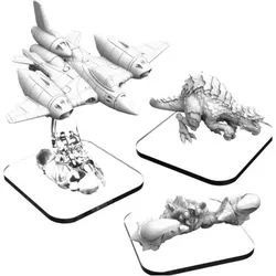 Privateer Press Übersee Raptix, Steel Shell Crab, Strike Fighter Monsterpocalypse Elite Protectors Units (metal)