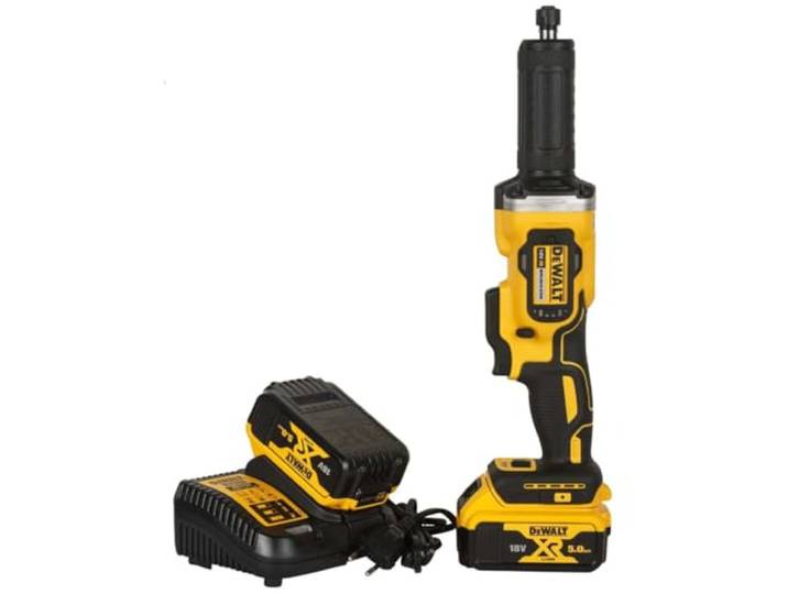 DeWalt - Meuleuse droite XR 18V 5Ah Li-Ion brushless - DCG426P2 Argenté