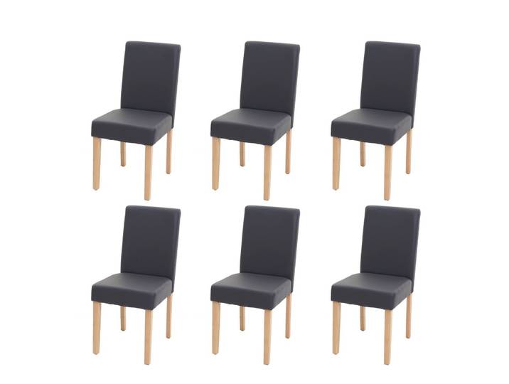 ESSZIMMERSTUHL Grau 6er-Set