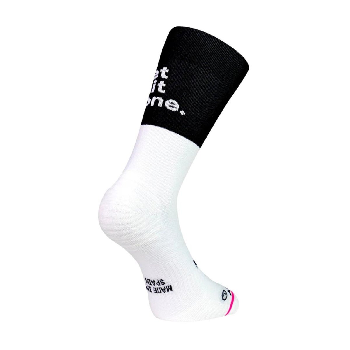 Meias Sporcks Get Shit Done branco preto, Tamanho M Unisex