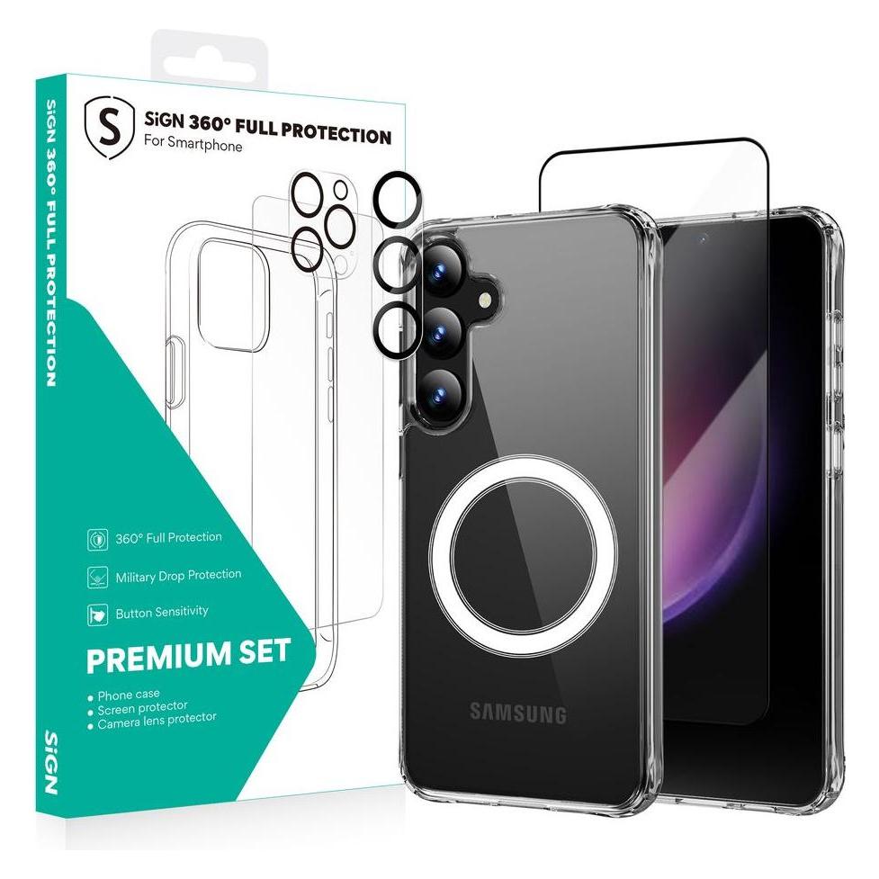 SIGN 360 Complete Protection Package for Samsung Galaxy S24 (Samsung Galaxy S24) (SN-CGS24-P)