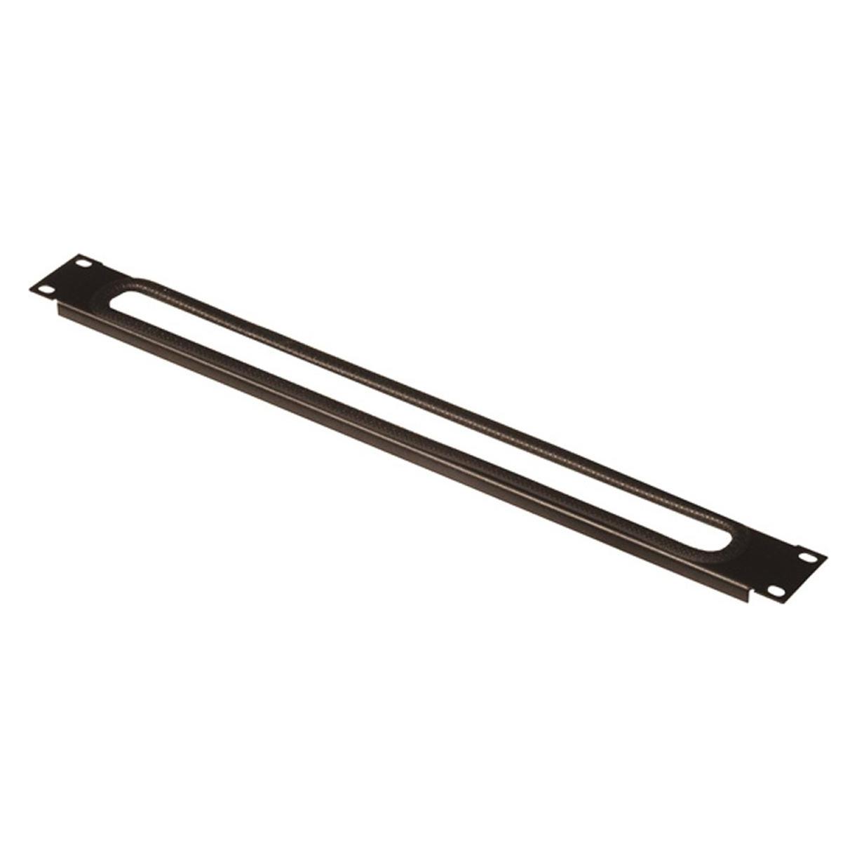 Conteg DP-01-VENT 19"-Durchführungspanel 1 HE, schwarz (DP-01-VENT-H)