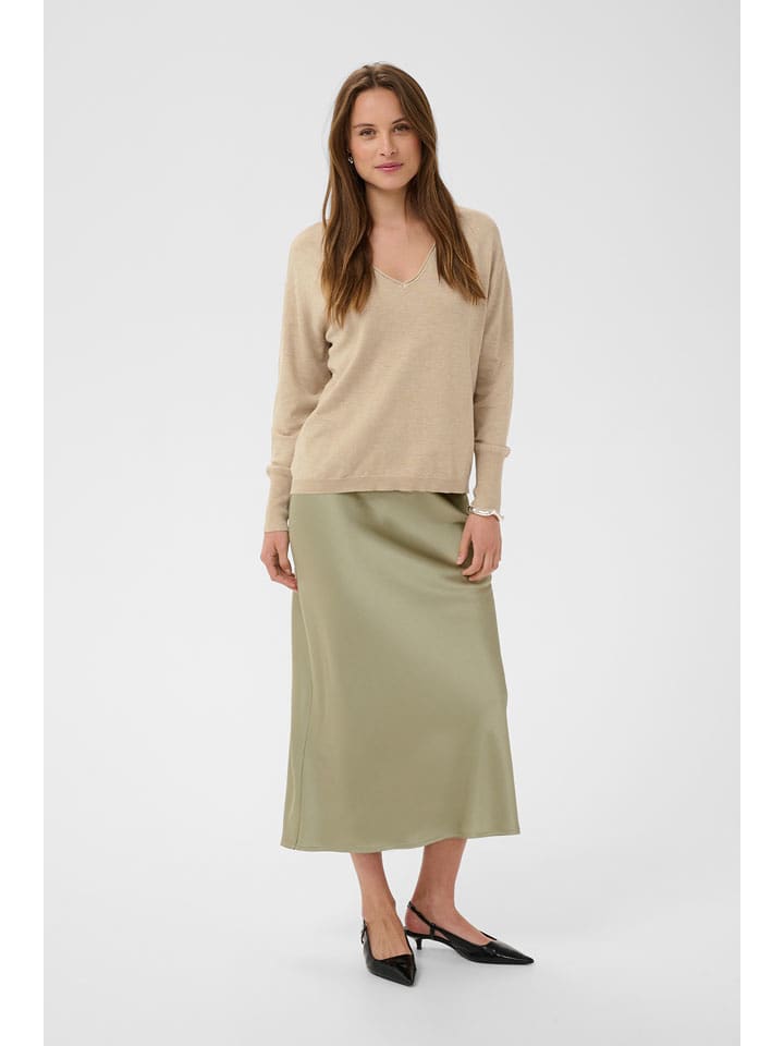 Kaffe Pullover in Beige - S
