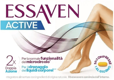 Essaven Active 30 Compresse Integratore per Gambe Pesanti e Microcircolo