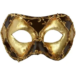 Maskworld Colombina oro stucco - Venezianische Faschingsmaske