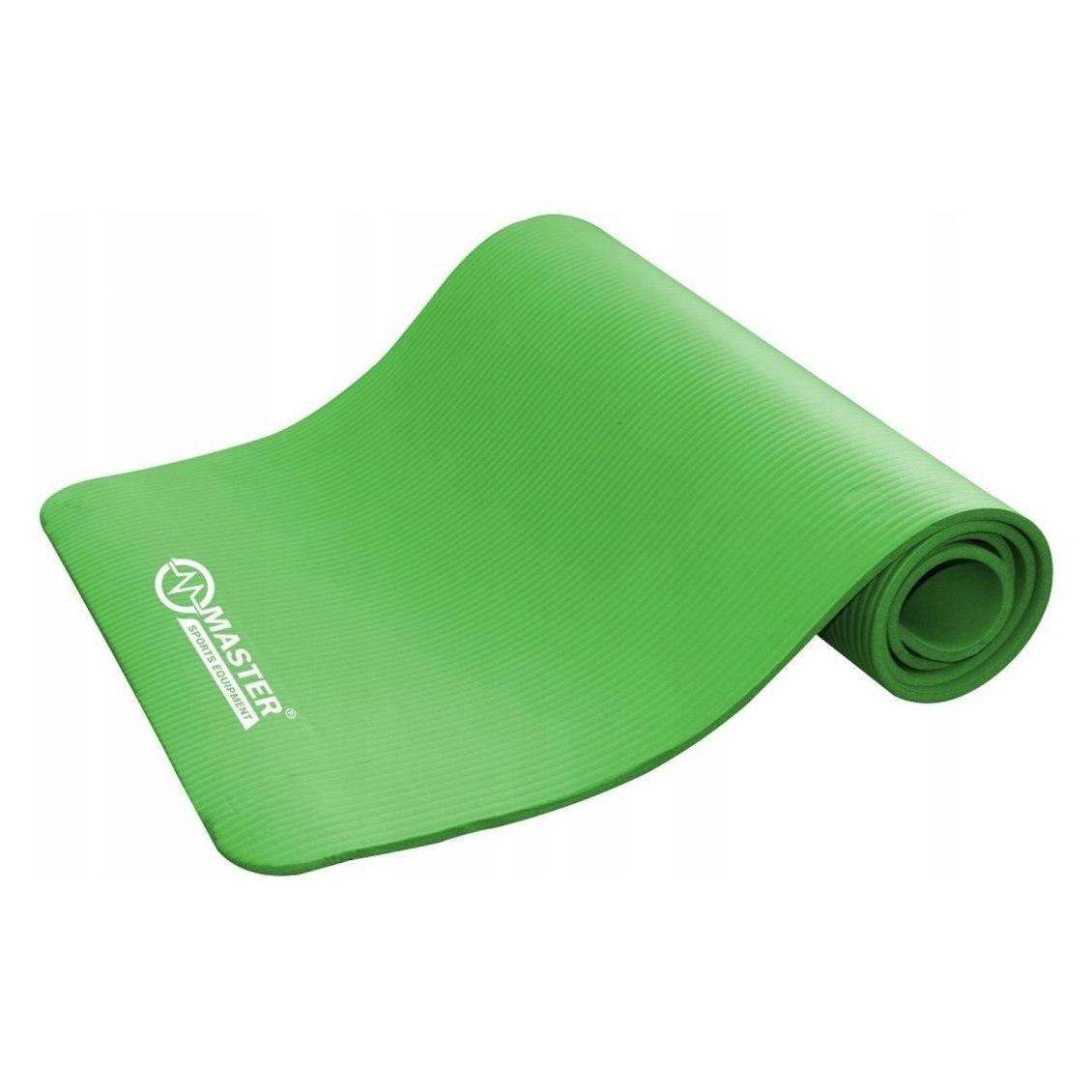 Master Gymnastikmatte Yoga NBR 183 x 61 cm (10 mm) (MAS4A340-green)