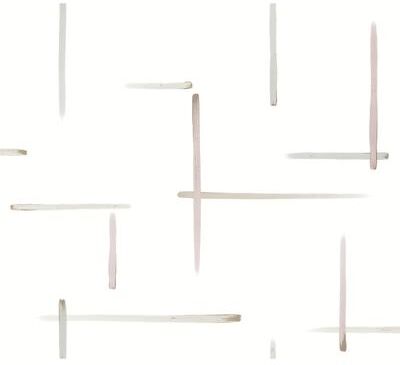 York Wallcoverings Gilded Sumi-E Orchid & Glint Wallpaper