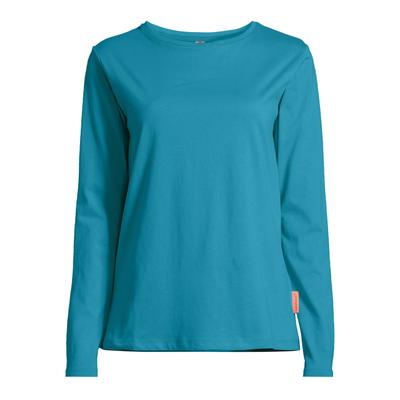 Sweatshirt SALZHAUT "Sweatshirt KANT", Damen, Gr. XXL, blau (fjord), Obermaterial: 100% Baumwolle CO., Sweatshirts Sweatshirt