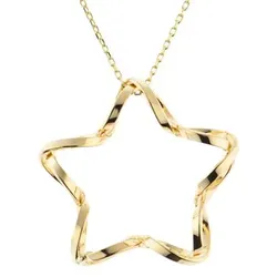 GOLDRAUSCH Collier Stern poliert mind. 3,4g Gold 585
