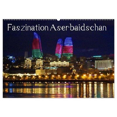 Faszination Aserbaidschan (Wandkalender 2026 DIN A2 quer), CALVENDO Monatskalender