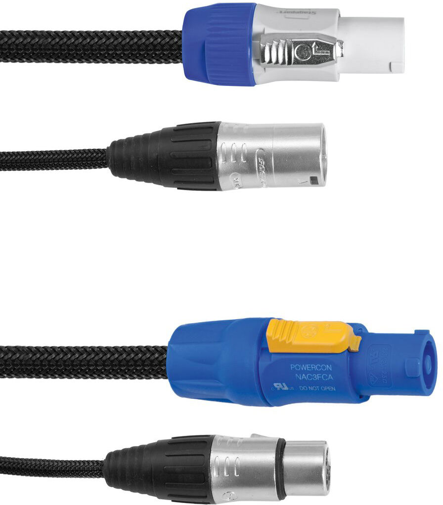 EuroLite Kombikabel Dmx P-Con/3 Pin Xlr 1,5m