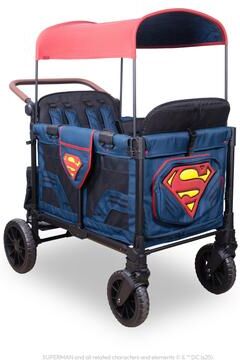 WonderFold W-Luxe Pro Series Superman Stroller Wagon