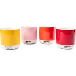 Pantone Thermische Becher 220 ml warme Farben 4 St.