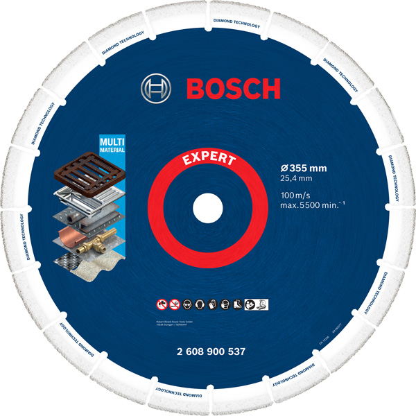 Bosch EXPERT Diamond Metal Wheel Trennscheibe, 355 x 25,4 mm 2608900537