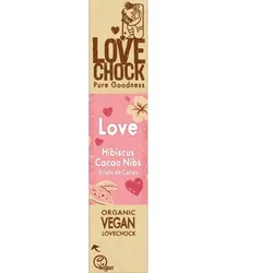 Lovechock Love Hibiskus Kakao Riegel bio