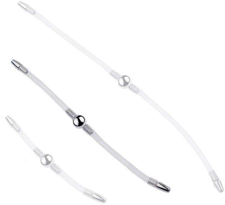 FUKR Double Tige d'urètre flexible Flexi Duo 24cm - Diamètre 8mm