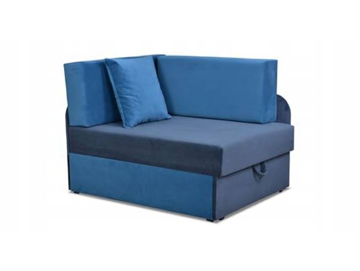 Family Meble Kindersofa, Modell Denis Duo, Ecksofa mit Schlaffunktion, Freistehendes Ecksofa, Klappbares Ecksofa für Kinder, 3 Schlaflängen, Strapazierfähiges Material, Schmutzabweisend, Trinity 32/13