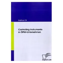 Controlling-Instrumente in ÖPNV-Unternehmen, Fachbücher von Matthias Ott