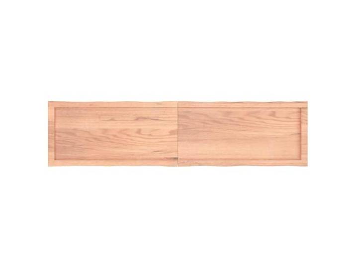 KTHLBRH Tischplatte Eiche 160 x 40 x (2-4) cm hellbraun Massivholz, klappbar, lebhaft, lackiert, Ersatztisch