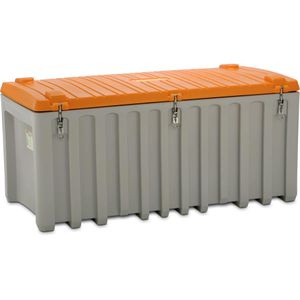 CEMO Fahrzeugbox CEMbox, 10335, aus Kunststoff, 750 l, spritzwassergeschützt & abschließbar, 170 x 80 x 84 cm