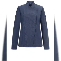 Kochjacke "Denim Stretch" 98% Baumwolle ♀ Blue Denim 2XL