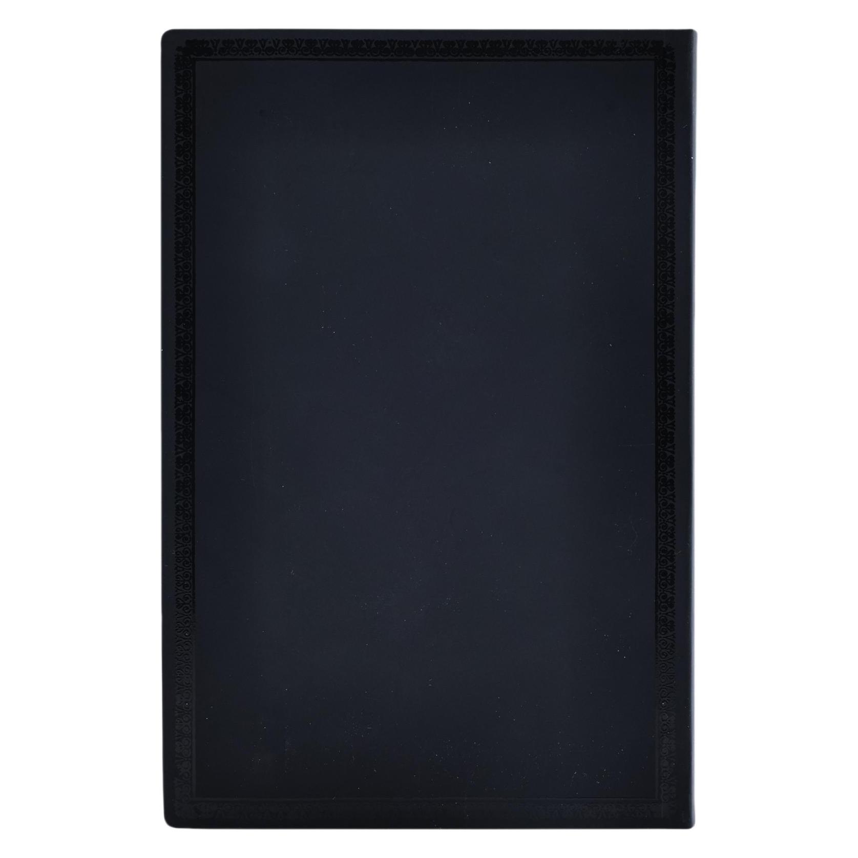 Paperblanks Notizbuch Flex Mini Black Edition schlicht (A6, Liniert) (FBD6324)