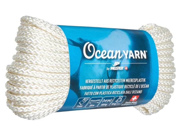 Ocean Yarn Seilbund Kordel Weiss 13 m