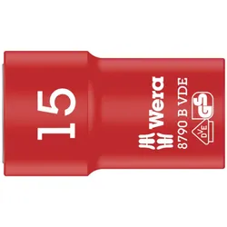 Wera 8790 B VDE Zyklop-Steckschlüsseleinsatz, isoliert, mit 3/8"-Antrieb - 05004959001