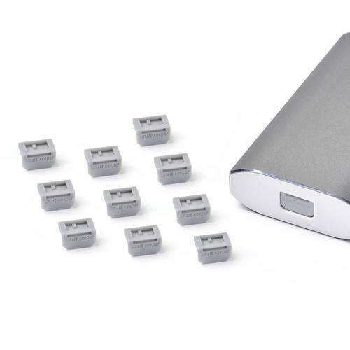 Smartkeeper Mini DisplayPort Schloss MD04P1GY 10er Set Grau ohne Schlüssel MD04P1GY