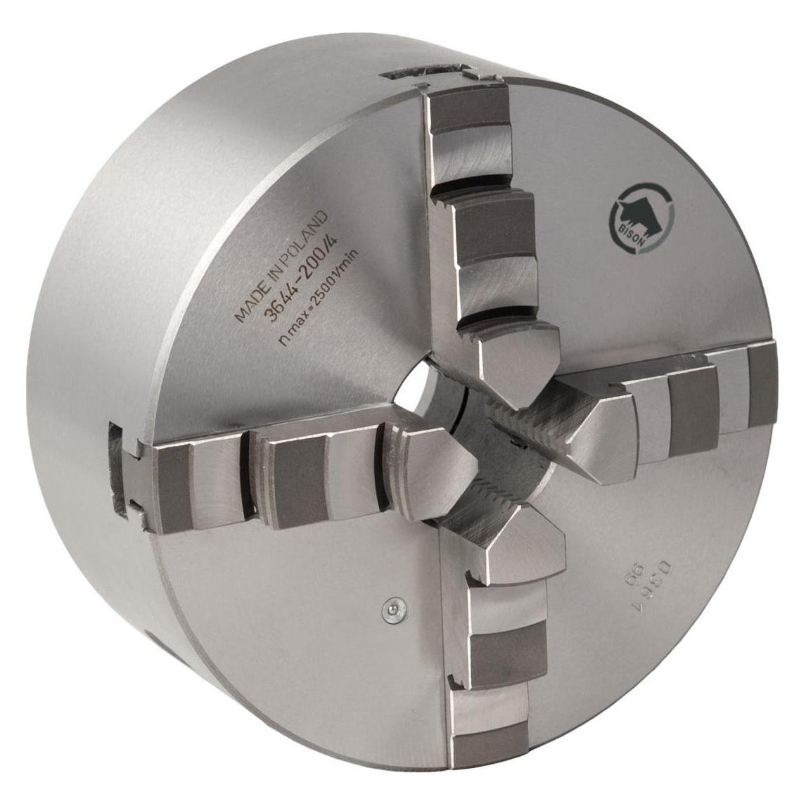 Stürmer Optimum - Vierbacken-Drehfutter Guss BISON Ø 250 mm DIN 6350 A2-5 (3450216)