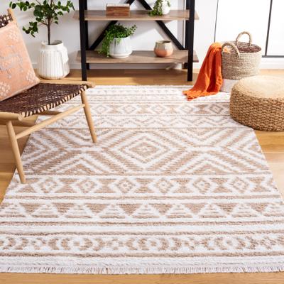 SAFAVIEH Augustine Chara Rustic Moroccan Fringe Rug