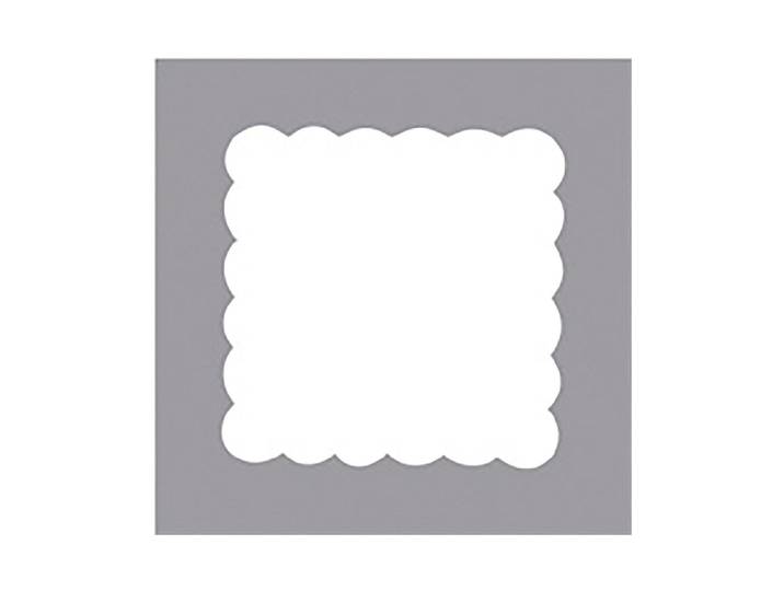 Rayher Motivstanzer Quadrat mit Zierrand 2.7 cm