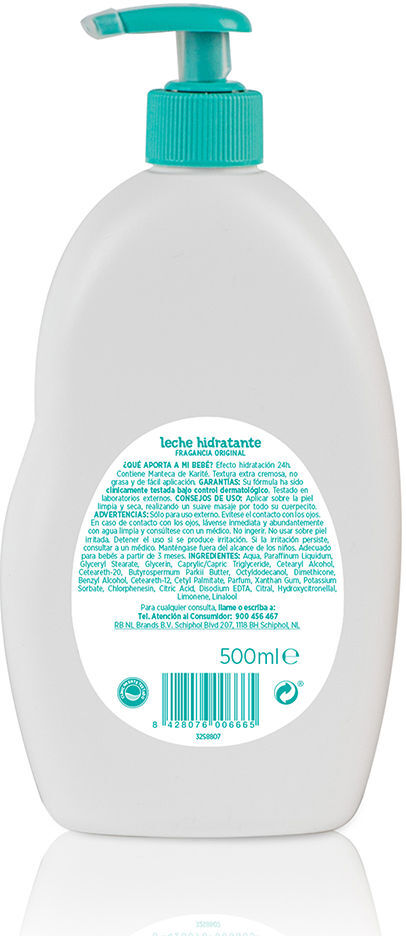 Nenuco Lait Hydratant parfum original 500 ml