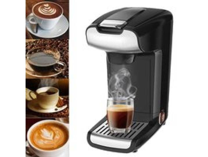 Machine à café - MOOHOP - Compacte 750W - Compatible KURING Starbucks GreenMountain Blue Mountain - Noir