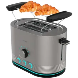 Cecotec Shine&Toast Double, Toaster, Silber