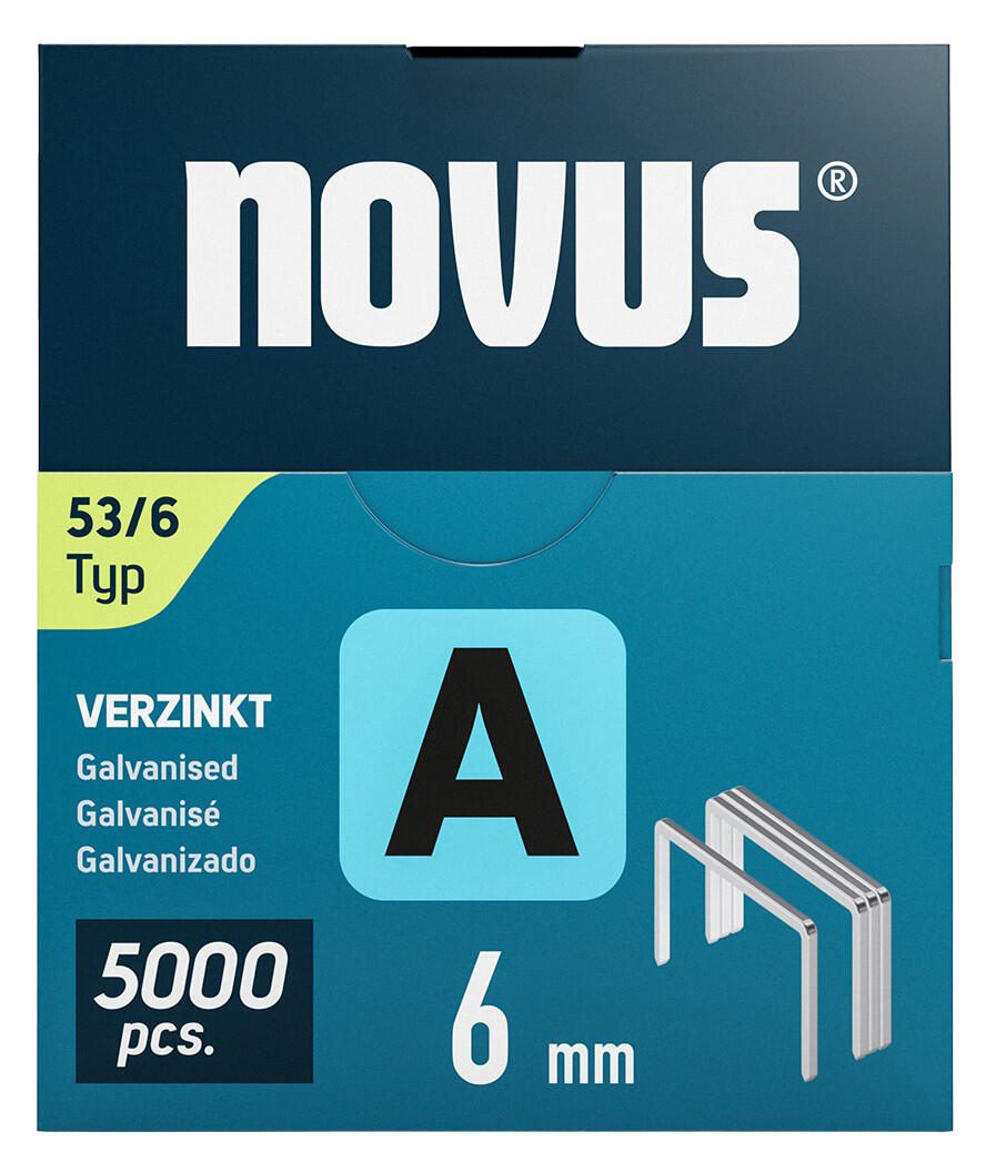 novus Tackerklammern Feindraht 53/6 042-0761
