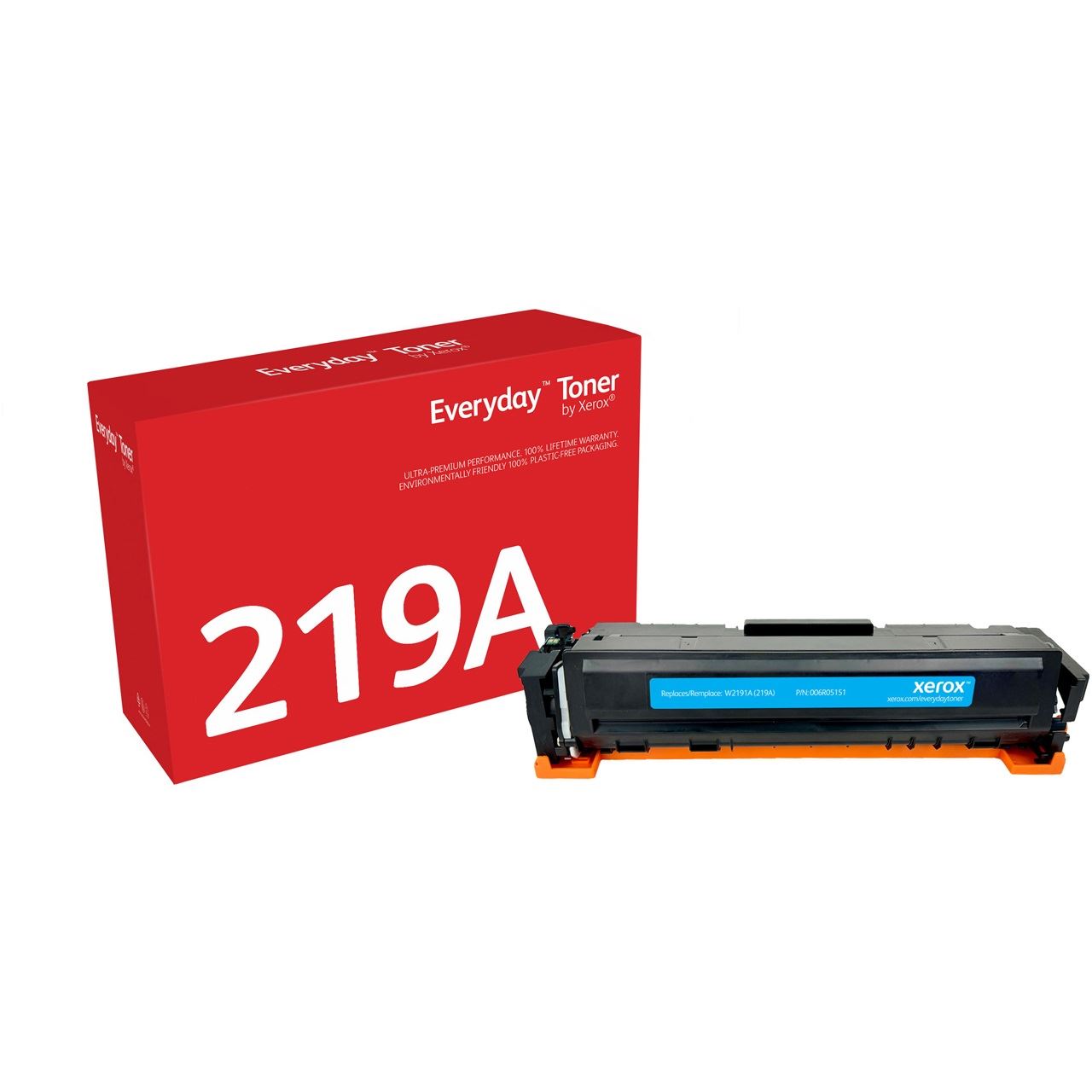 XEROX EVERYDAY CYAN TONER REPLACES HP 219A (W2191A) STANDARD CAPACITY