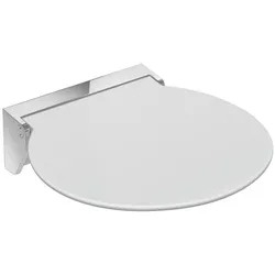 Hewi R380 Klappsitz 950.51.2259098 380 x 405 x 107 mm, Sitzfläche signalweiß, verchromt
