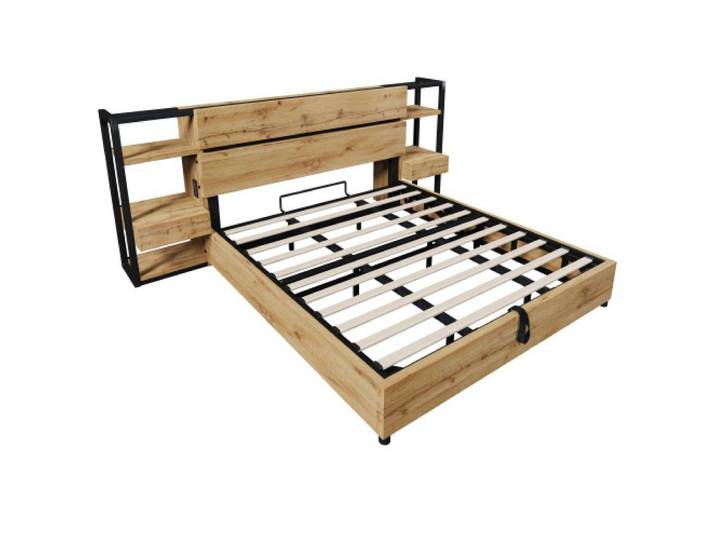 Aiorber Hausbett Aiorber-Bettgestell mit Hydraulikstauraum und Schubladen
