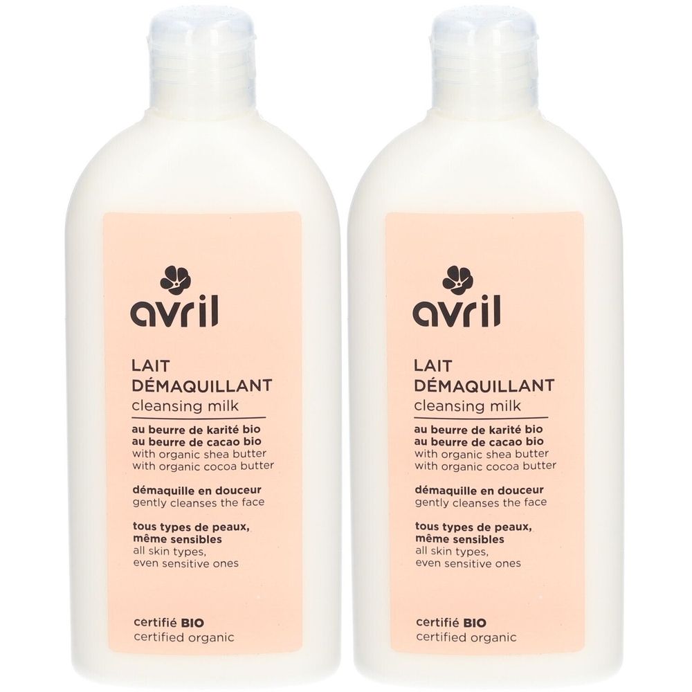 Avril LE Lait Démaquillant - démaquillant. fl 250 ml x2 2x250 Milch