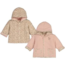 Feetje Ajour-Wendejacke mit Kapuze Blumen, rosa | mehrfarbig, 62