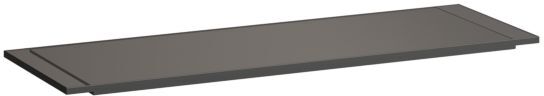 LAUFEN Kartell Ablage für Badewanne H3853320850001, 750x250x15mm, rauchgrau