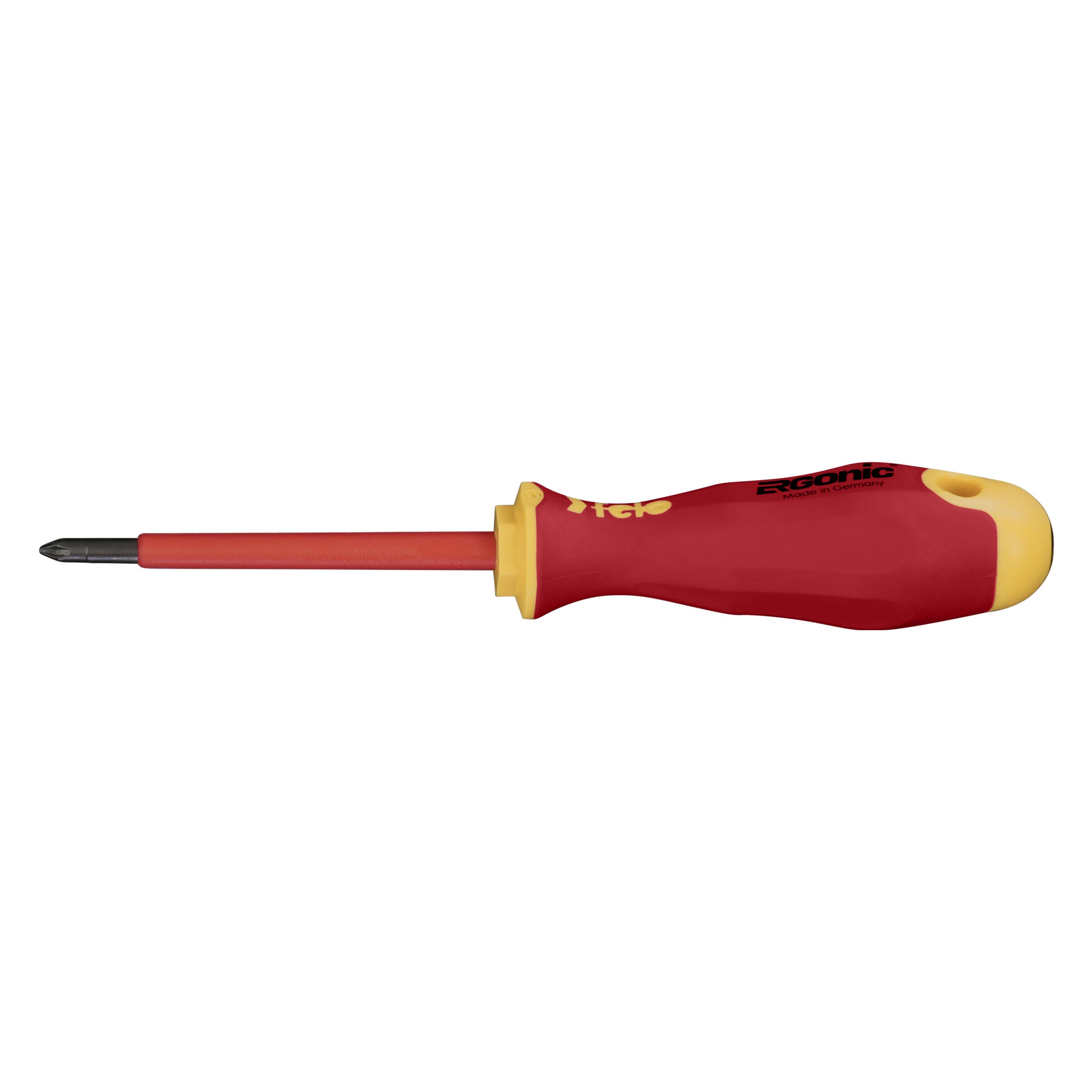 Felo Ergonic PZ1 x 80mm insulated Phillips screwdriver (FL41510290) (41510290)