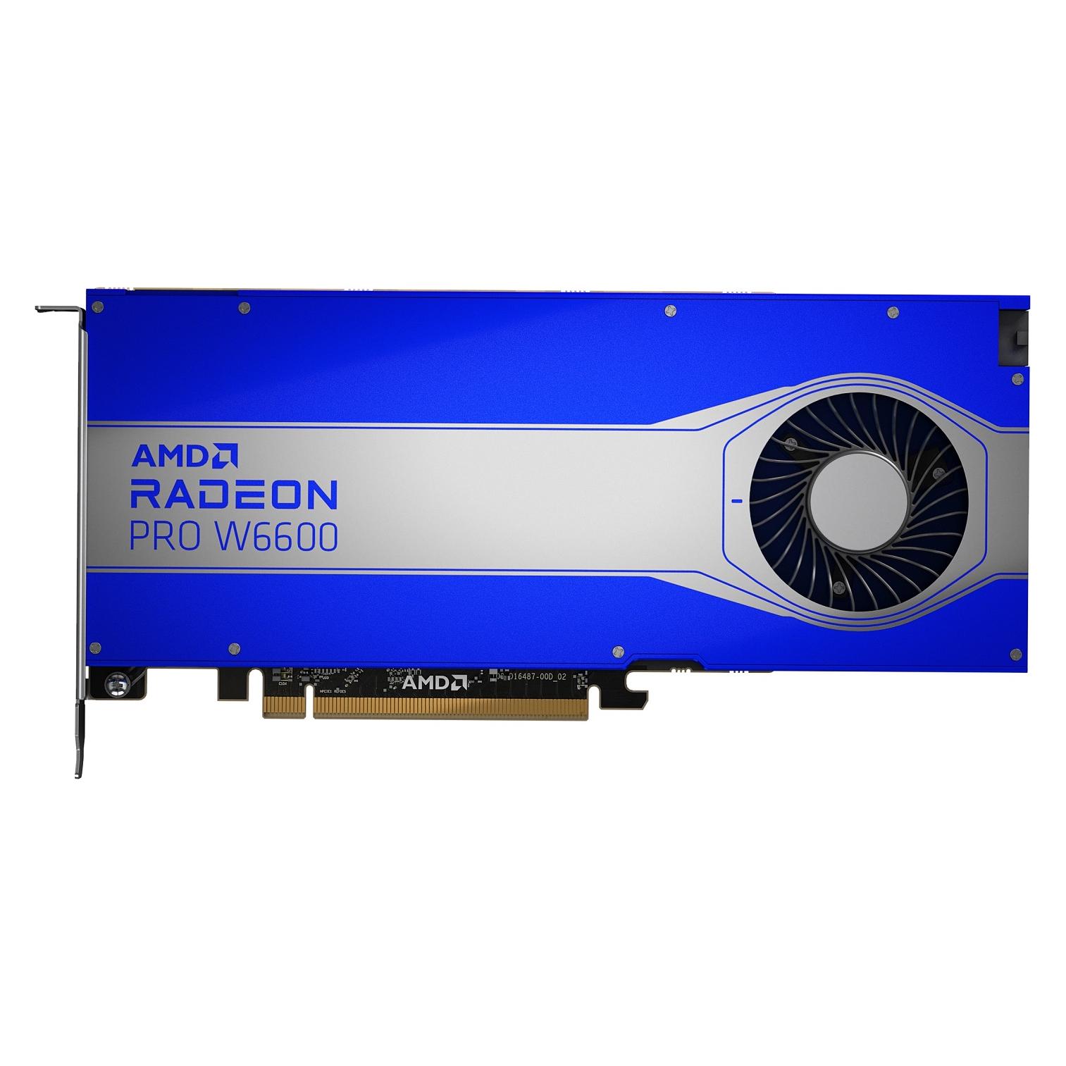 HP AMD Radeon Pro W6600 8GB GDDR6 4DP GFX (8 GB, GDDR6) (340K5AA)