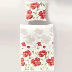 Bierbaum Satin-Bettwäsche 6734-02 155x220 cm / 80x80 cm