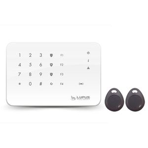 LUPUS Fernbedienung Outdoor Keypad V2 RFID, Wandschalter, Funk, App-fähig, für Alarmanlage