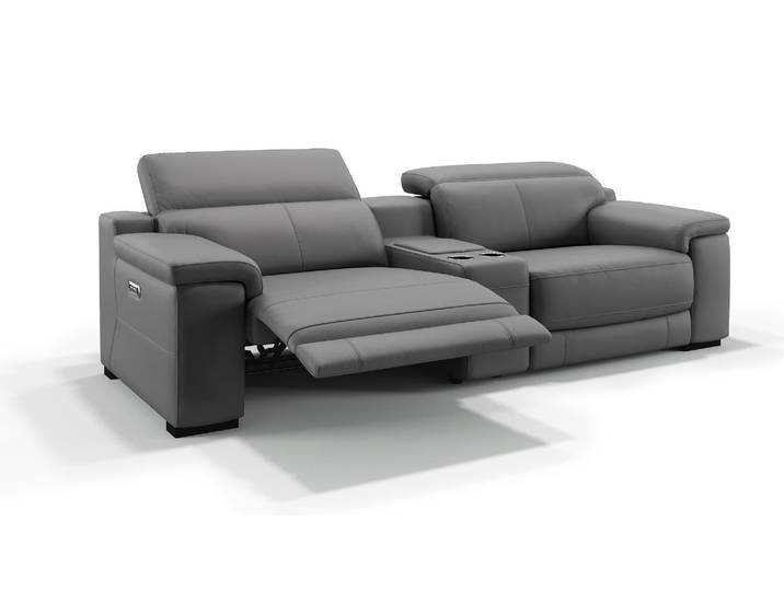 Leder Kinosofa Heimkino Couch SORA 2-Sitzer