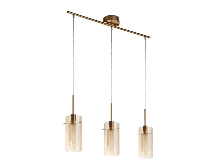 3-lichts hanglamp Duo 3 goud Searchlight - 3303-3CP